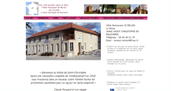 Desktop Screenshot of lerelaissaintchristophe.fr