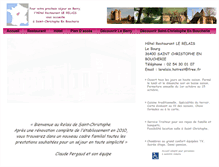 Tablet Screenshot of lerelaissaintchristophe.fr